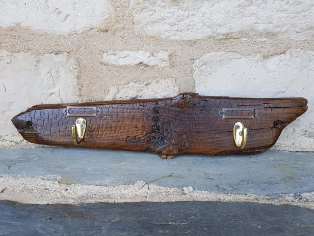 Accroche clés en bois flotté d'Oléron.