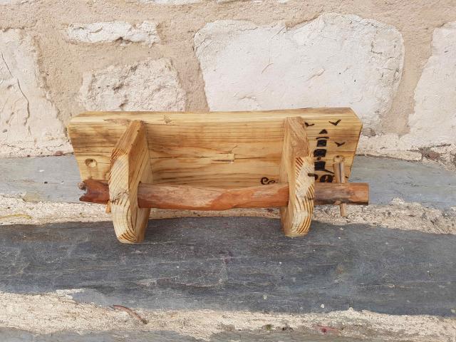 Distributeur WC en bois flotté d'Oléron